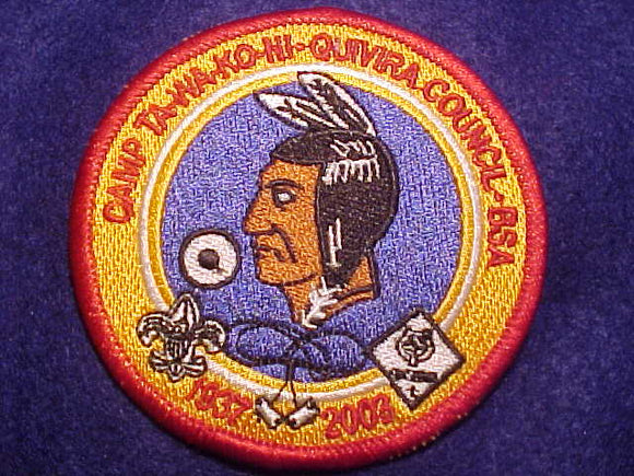 TA-WA-KO-NI CAMP PATCH, QUIVIRA COUNCIL, 1937-2003