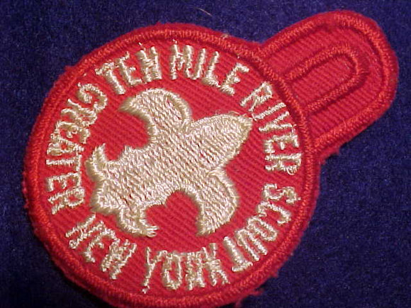 TEN MILE RIVER SCOUT CAMP PATCH, GREATER NEW YORK COUNCIL