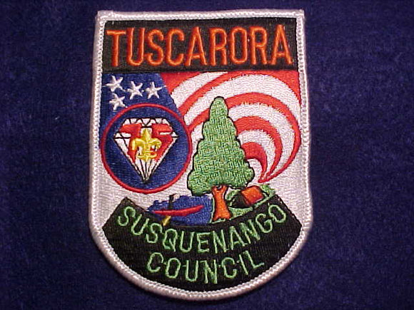 TUSCARORA CAMP PATCH, 1985, DIAMOND JUBILEE, SUSQUENANGO COUNCIL