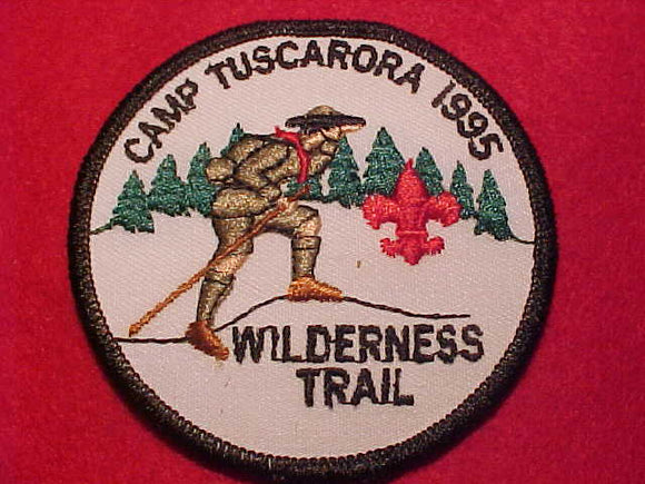 TUSCARORA CAMP PATCH, 1995, WILDERNESS TRAIL