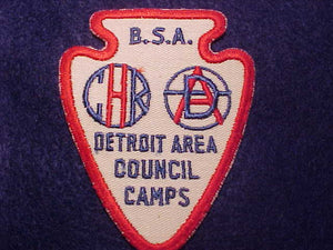 DETROIT AREA COUNCIL CAMPS, 1950'S, CHARLES HOWELL RESV./D-BAR-A