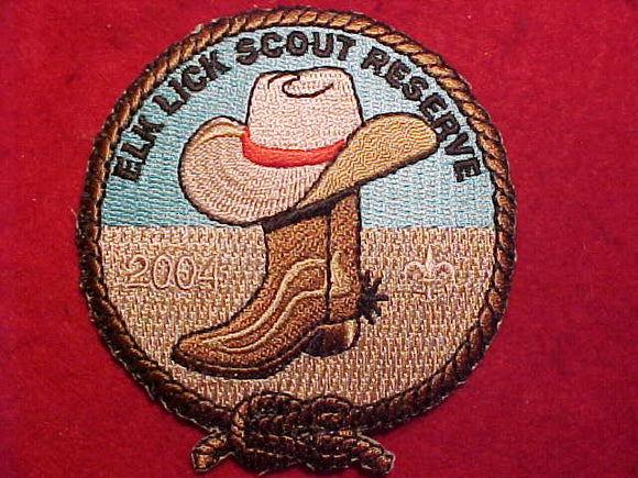 ELK LICK SCOUT RESERVE, 2004, RED HAT BAND