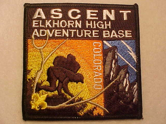 ELKHORN HIGH ADVENTURE BASE, ASCENT, COLORADO