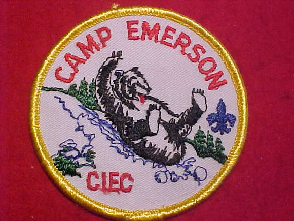 EMERSON CAMP PATCH, SLIDING BEAR, CALIFORNIA INLAND EMPIRE COUNCIL