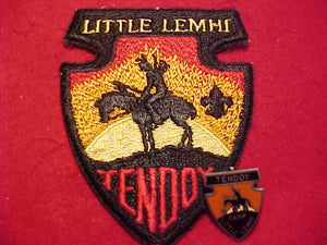 LITTLE LEMHI CAMP PATCH + PIN, TENDOY COUNCIL