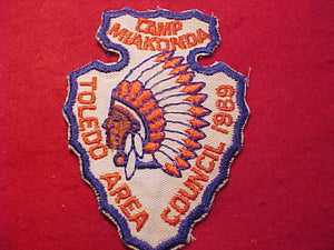 MIAKONDA CAMP PATCH, 1969, TOLEDO AREA COUNCIL