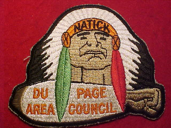 NATICK CAMP PATCH, DU PAGE AREA COUNCIL, 1960'S