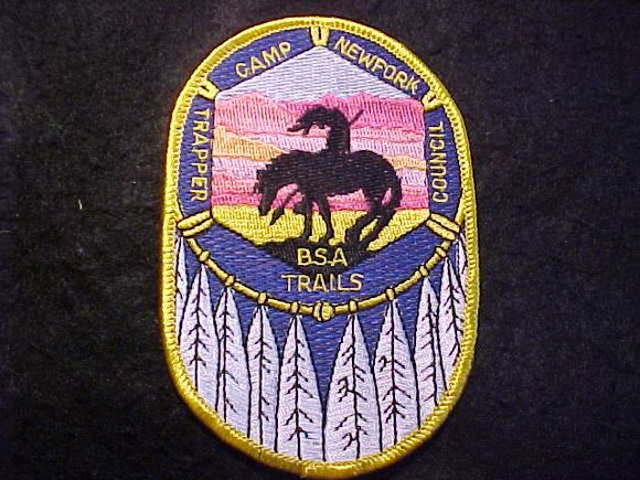 NEWFORK CAMP PATCH, TRAPPER TRAILS COUNCIL