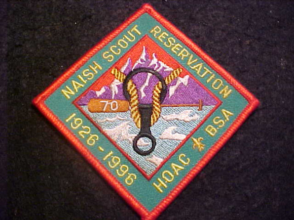 NAISH SCOUT RESV. PATCH, 1926-1996, HOAC (HEART OF AMERICA COUNCIL)