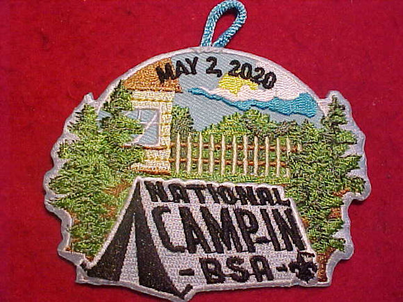 NATIONAL CAMP-IN CAMP PATCH, MAY 2, 2020