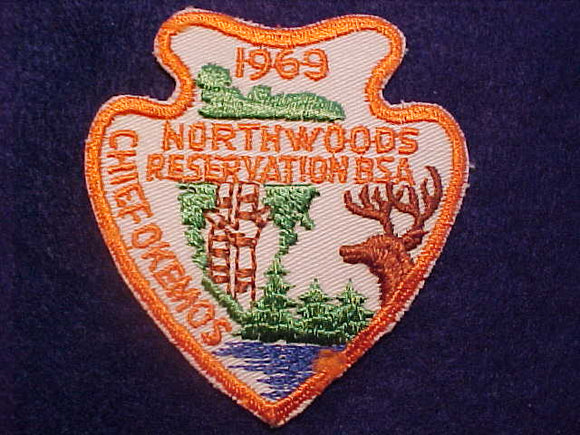 NORTHWOODS RESV. PATCH, 1969, CHIEF OKEMOS COUNCIL