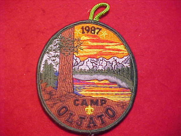 OLJATO CAMP PATCH, 1987
