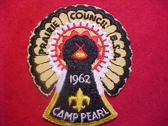PEARL CAMP PATCH, , 1962, PRAIRIE COUNCIL