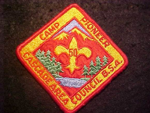 PIONEER CAMP PATCH, , 1932-1983, CASCADE AREA COUNCIL