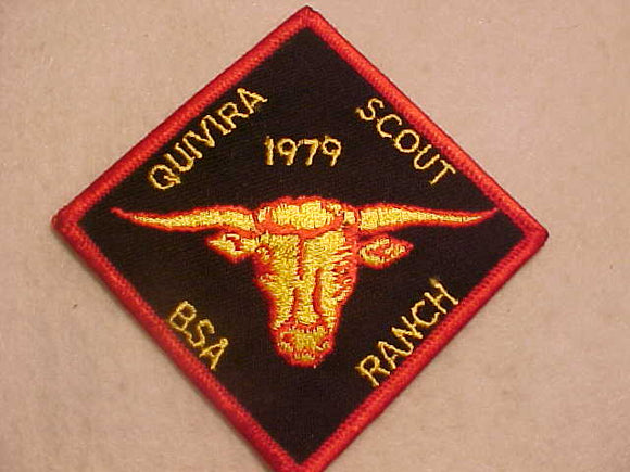 QUIVIRA SCOUT RANCH PATCH, 1979