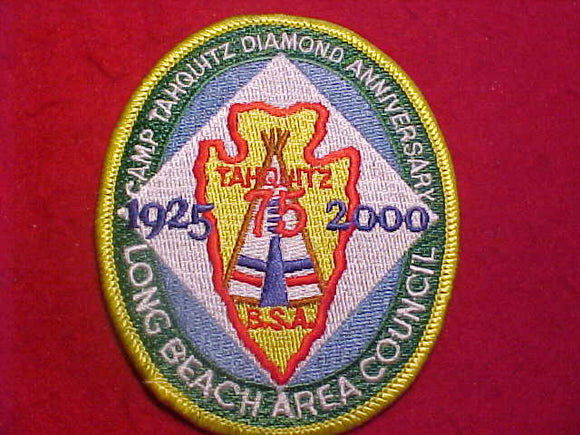 TANQUITZ CAMP PATCH, 1925-2000, LONG BEACH AREA COUNCIL