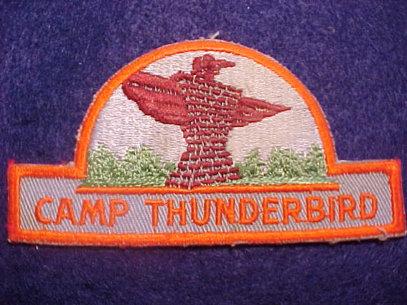 THUNDERBIRD CAMP PATCH, , HAT SHAPE