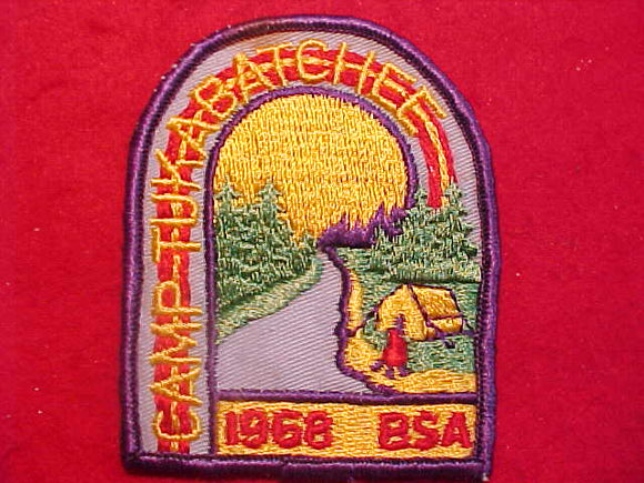TUKABATCHEE CAMP PATCH, 1968