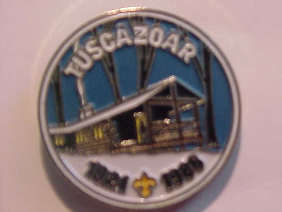 TUSCAZOAR CAMP PIN, 1921-1986
