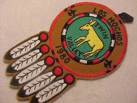 TWIN VALLEY CAMP PATCH, LOS MOCHOS, 1980