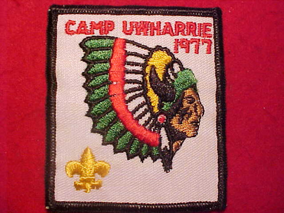 UWHARRIE CAMP PATCH, 1977