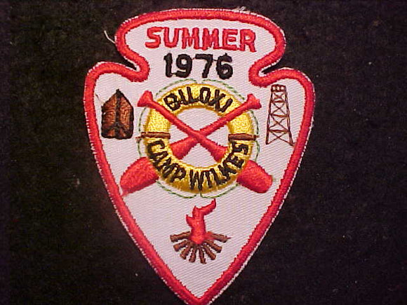 WILKES CAMP PATCH, BOLOXI, SUMMER 1976