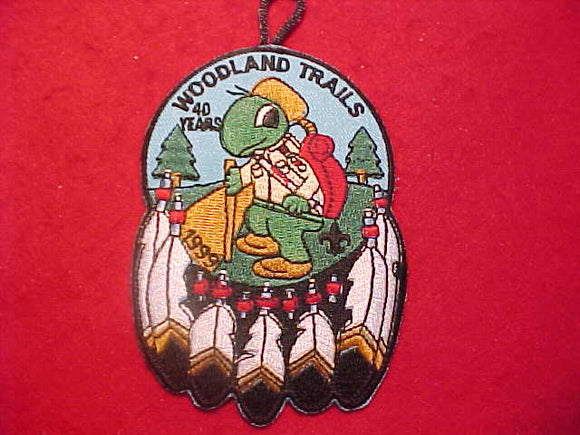 WOODLAND CAMP PATCH, 1999, 40 YEARS
