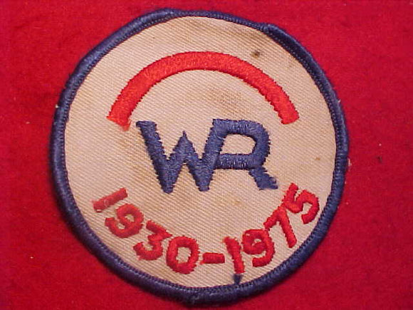 WORTH RANCH CAMP PATCH, 1930-1975, USED