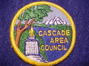 CASCADE AREA COUNCIL PATCH, 2.5" ROUND