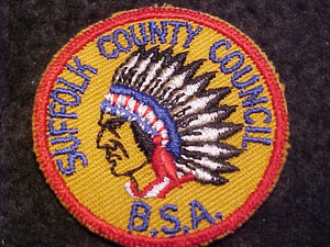 SUFFOLK COUNTY COUNCIL PATCH, 2" ROUND