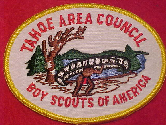 TAHOE AREA COUNCIL PATCH, OVAL