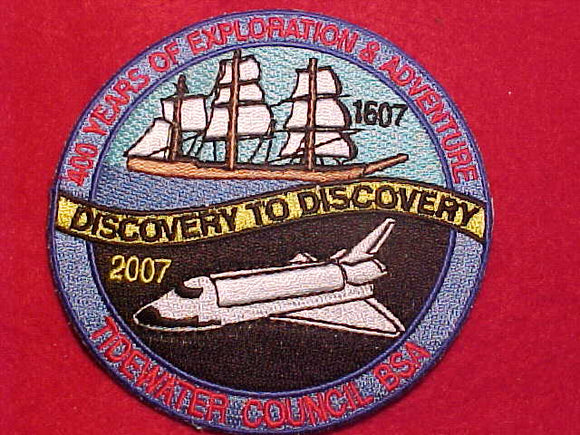 TIDEWATER COUNCIL PATCH, 2007, 100 YEARS
