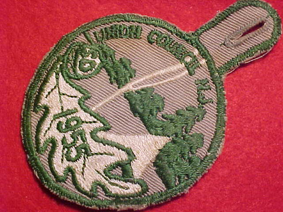 UNION COUNCIL PATCH, 1955, USED