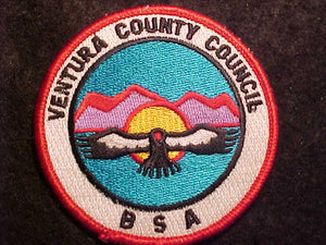 VENTURA COUNTY COUNCIL PATCH, 3" ROUND