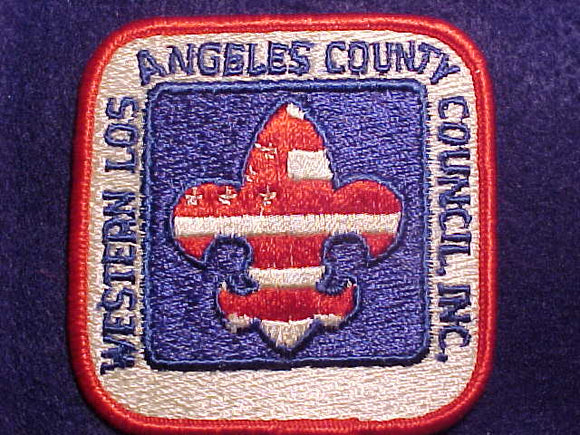 WESTERN LOS ANGELES COUNTY COUNCIL PATCH, INC.