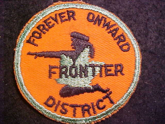 FRONTIER DISTRICT, FOREVER ONWARD, 1950'S