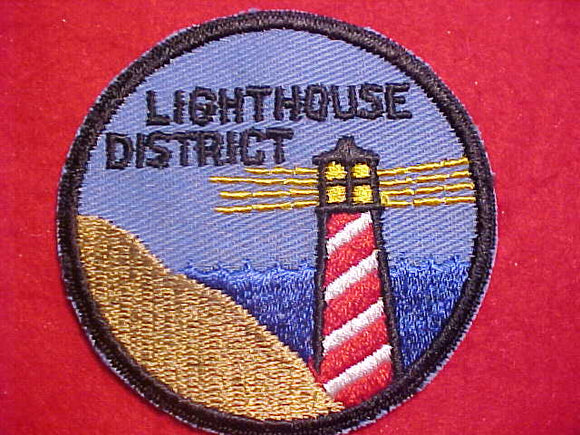 LIGHTHOUSE DISTRICT, DK. BLUE TWILL, CUT EDGE