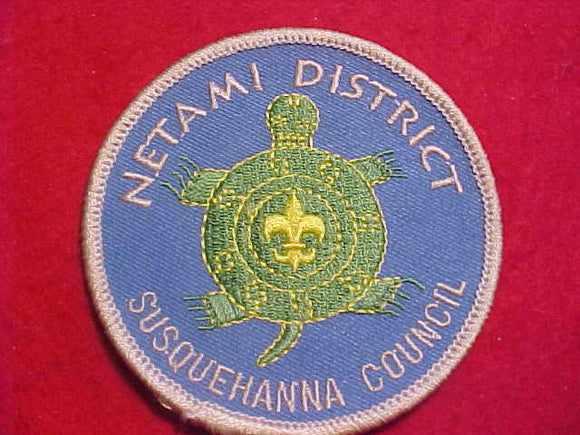 NETAMI DISTRICT, SUSQUEHANNA COUNCIL