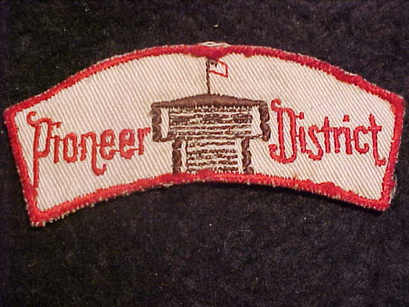 PIONEER DISTRICT, CENTRAL INDIANA COUNCIL, USED