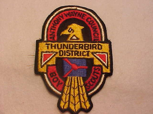 THUNDERBIRD DISTRICT, ANTHONY WAYNE COUNCIL