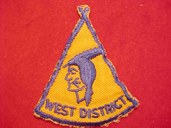 WEST DISTRICT, 1950'S, USED