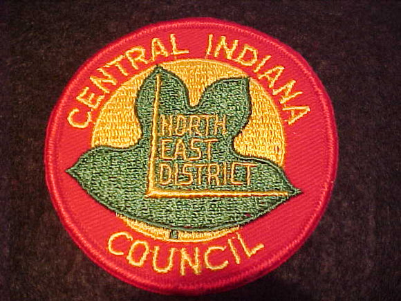 NORTH EAST DISTRICT, CENTRAL INDIANA COUNCIL, 76MM ROUND