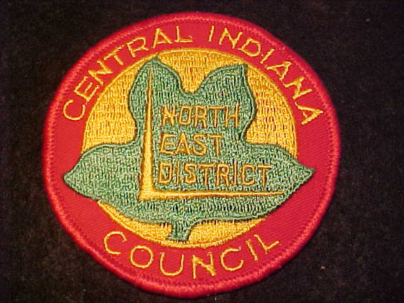 NORTH EAST DISTRICT, CENTRAL INDIANA COUNCIL, 90MM ROUND