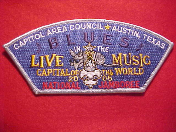 2005 NJ, CAPITOL AREA COUNCIL, AUSTIN, TX, BLUE BKGR.