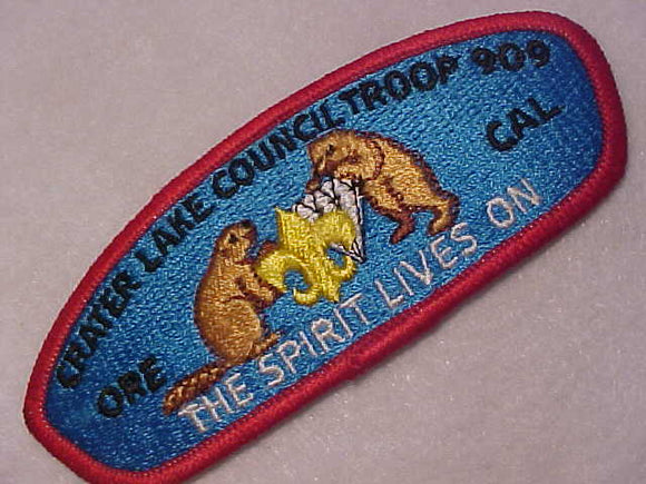 1985 NJ, CRATER LAKE COUNCIL, TROOP 909