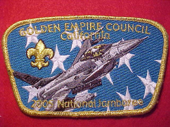 2005 NJ, GOLDEN EMPIRE COUNCIL, BLUE BKGR.