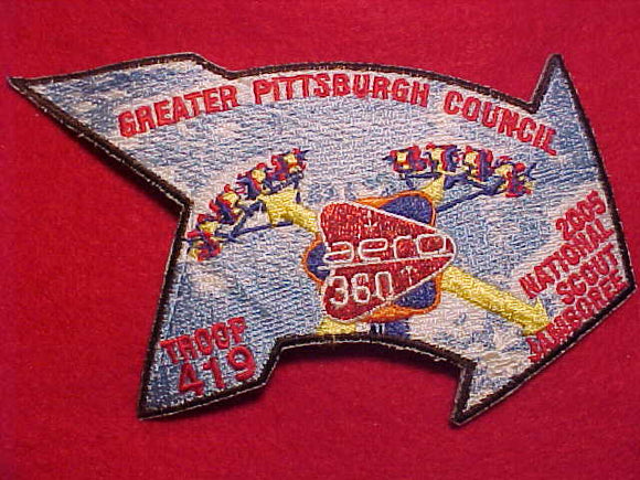 2005 NJ, GREATER PITTSBURGH COUNCIL, TROOP 419, AERA 360