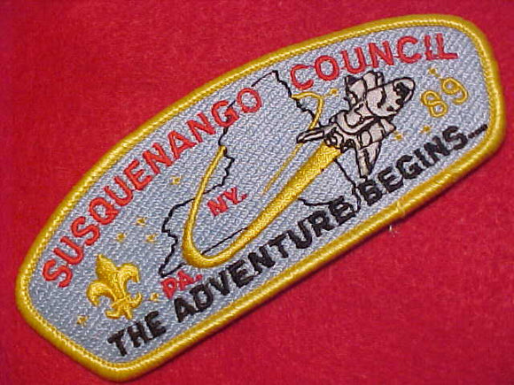 1989 NJ, SUSQUENANGO COUNCIL, THE ADVENTURE BEGINS