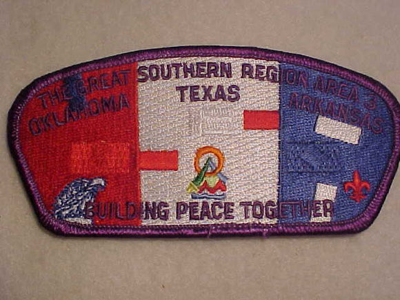 1999 WJ PATCH, GREAT SOUTHERN REGION, AREA 3, OKLAHOMA/TEXAS/ARKANSAS