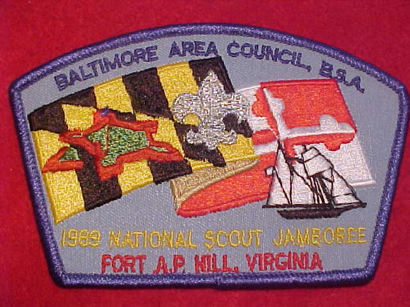 1989 NJ PATCH, BALTIMORE AREA COUNCIL